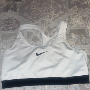 White Nike Sports Bra